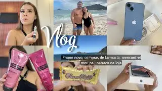Vlog- comprei um iPhone novo, comprinhas de farmácias + fofoca