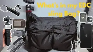 What's in my EDC sling bag 2025 - asmr