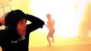 Worker Wanted to See if Foam was Flammable - REACTION