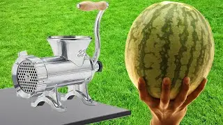 Experiment sweet watermelon vs Meat Grinder