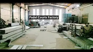 Made In China Padel Courts Factory Processing site