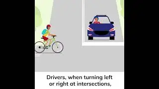 Road rules for bikes and cars - intersections