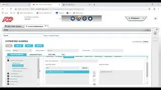 ADP Manager Training How to create 'hyperfind' filter