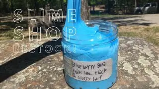 Slime shop restock! Boba tea themed! FREE SHIPPING, Clear, avalanche and Thick and super glossy!