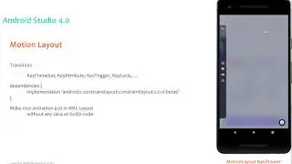 MotionLayout Navigation Drawer