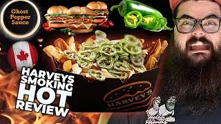 I Tried Harvey's Smokin Hot Poutine & Burger Review !