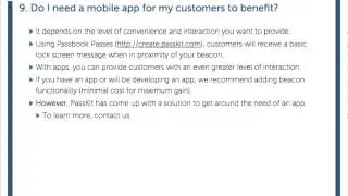iBeacon App Integration