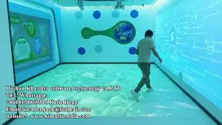 Motion sensor interactive projector/LED technology laser radar touchscreen lidar interactive wall