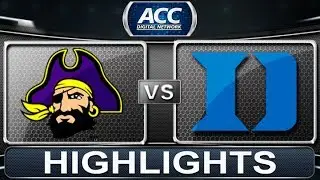 East Carolina vs Duke | 2013 ACC Basketball Highlights
