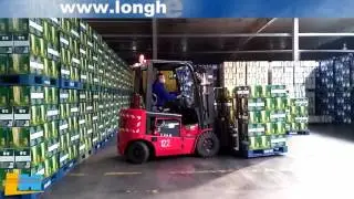 Single double pallet handler