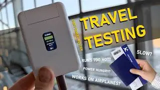 UniFi Travel Router Travel Tests - Aeroplane Sharing, WiFi Portals, Power Draw, Heat and More
