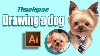 [TIMELAPSE] DRAWING DONG WITH ADOBE ILLUSTRATOR