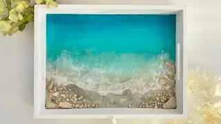 How to Make a Beautiful Resin Beach Tray