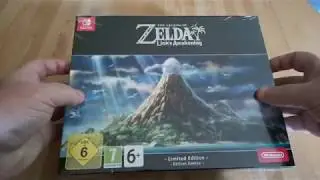 The Legend Of Zelda Link's Awakening Limited Edition Nintendo Switch Unboxing