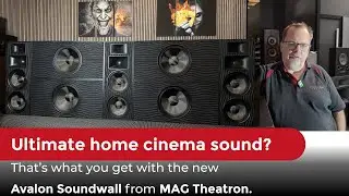 Ultimate home cinema sound? That's what you get with the new Avalon Soundwall from MAG Theatron.