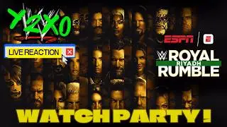WWE ROYAL RUMBLE LIVE REACTION WATCH PARTY !
