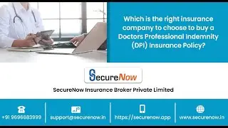 Which is the right insurance company to buy a Doctors' Professional indemnity insurance policy?