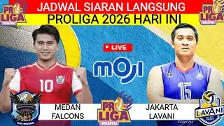 JADWAL MEDAN FALCONS TIRTA BHAGASASI VS LAVANI‼️JADWAL PROLIGA HARI INI‼️KLASEMEN PUTRA