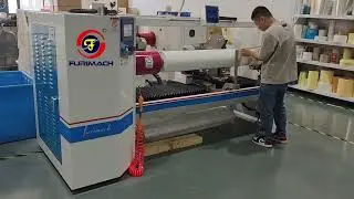 FCC-13 Double sided tape log roll cutting machine | Double Sided Tape Roll Slitter Machine