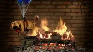 Disney yule log