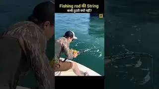 Why does the fishing rod string never break? #facts #shorts #fishing