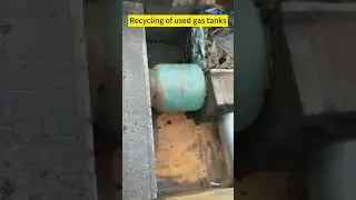 Recycling of used gas tanks #lifetips #diy #lifetipsforyou