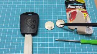 How to replace battery in key fob for Proton Persona