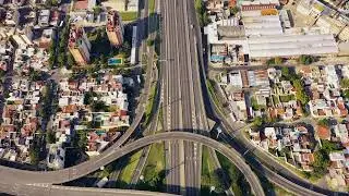 Free Empty Highway/Empty Road Drone Shot - Stock Footage - (No copyright)