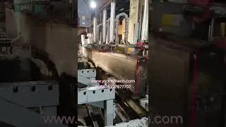Automatic sawmill band saw headrig cnc saw carriage #sawmill #woodworking #lumber #timber