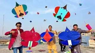 Big 10 Feet Tukkle Make Last Basant Night | 100 Kite