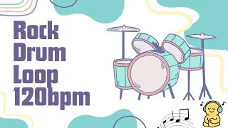 Rock Groove | Drum Loop |Jam/Practice Track (120bpm)