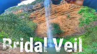 Bridal Veil Falls: The slow flowing  waterfall
