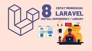 Install dependency atau library di laravel