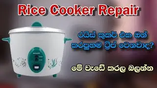 How to Repair Rice Cooker | ට්‍රිප්සුවිච් එක ඕෆ් වෙනවද? | Episode 04