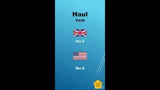 Haul meaning pronunciation and synonyms #Shorts