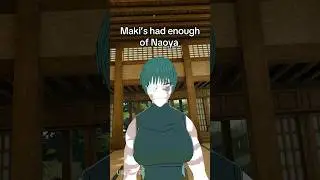 Maki has had enough of Naoya #jjk #jujutsukaisen #maki