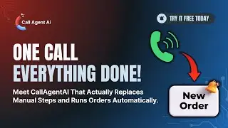 One Call, Three Tools: How AI Automates Orders Instantly (No Manual Work)