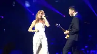 purple rain Las vegas 2015 Celine Dion