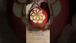 Amazing Apple Cutting Skills 🍎 | Fruit Carving Ideas | So satisfying! #foodart #shorts