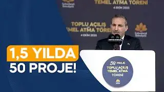 1,5 YILDA 50 PROJE!