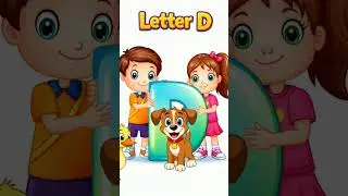 Learn ABC | Letter D 🐶🐤 | Tiny Wishes 🌈🌸 #kids #learningpreschool #educationlearn #alphabettoddlers