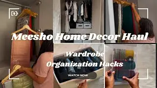MEESHO HAUL🥳 Under Rs. 499 | Affordable Home Organization Items | Clutter Free Wardrobes