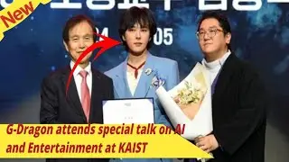 latest G-Dragon attends special talk on AI and Entertainment at KAIST's Innovate Korea 2025, #bts