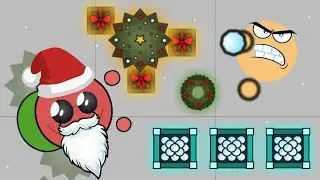 NEW *WINTER UPDATE* Snowball + Melee ONLY Challenge!!! | Surviv.io Highlights