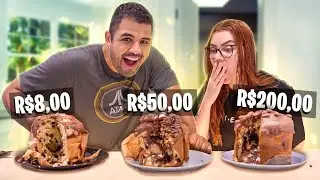CHOCOTONE DE 10 REAIS X CHOCOTONE DE 200 REAIS