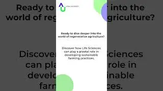 Study Regenerative Agriculture & Sustainable Farming Practices | Life Sciences | Atria University