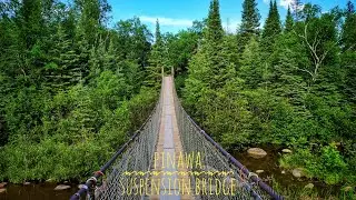 Pinawa Dam Provincial Park & Suspension bridge | Manitoba | Canada