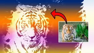 Ink Art Photoshop Action  | Amazing Photoshop Ink Art Action step-by-step Tutorial