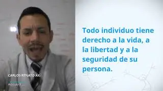 Carlos Renato Ayala Ayala, Ecuador, reading article 3 of the Universal Declaration of Human Rights