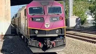 Railfanning TF green Airport station